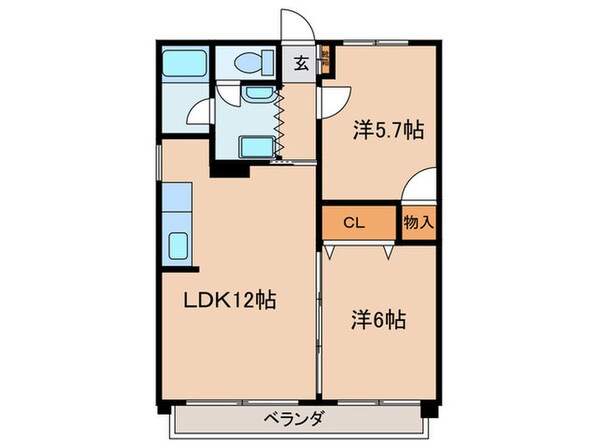 大陽ビルの物件間取画像